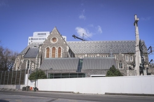 Christchurch Cathedral shape picture